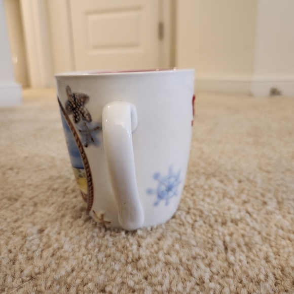 Hand Painted Lighthouse Ceramic Mug Beach Sailor - Picture 4 of 6